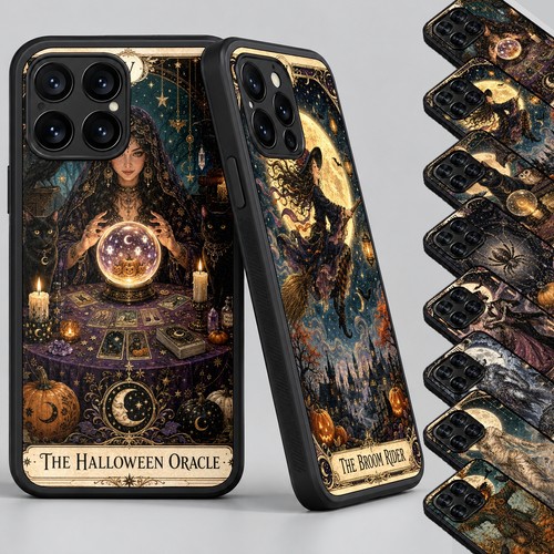 Halloween tarot vintage tpu - halloween,